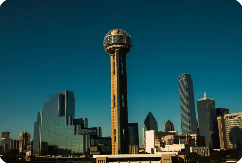 Dallas skyline representing the Trusted Contractor Network Texas community